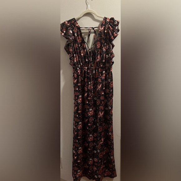 NWT Madewell Deep-V Ruffled Jumpsuit - Picture 7 of 10